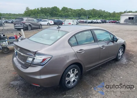 2014 Honda Civic Hybrid из США, поврежденный, VIN 19XFB4F21EE000706